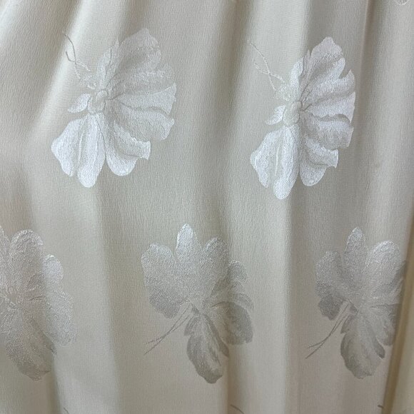 Vintage Umi Collections by Anne Crimmins 100% Silk Cream Dress & Jacket Size 8 - Picture 6 of 14